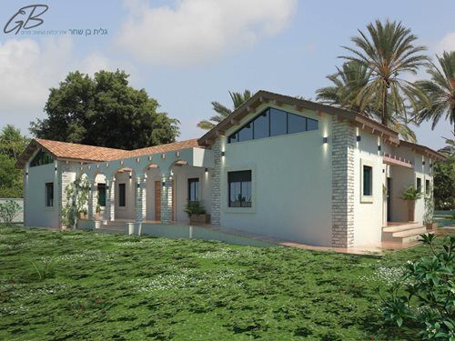 אדריכלות-בתים במושבים